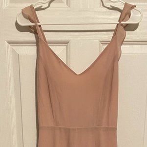 Lulu's Blush Floor-Length Dress